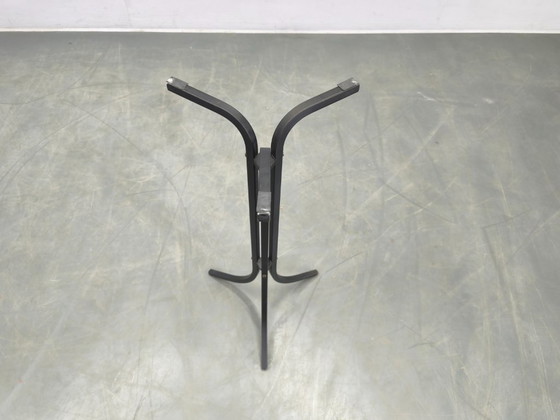 Image 1 of Tavolino in marmo italiano con base in ferro nero, anni '70