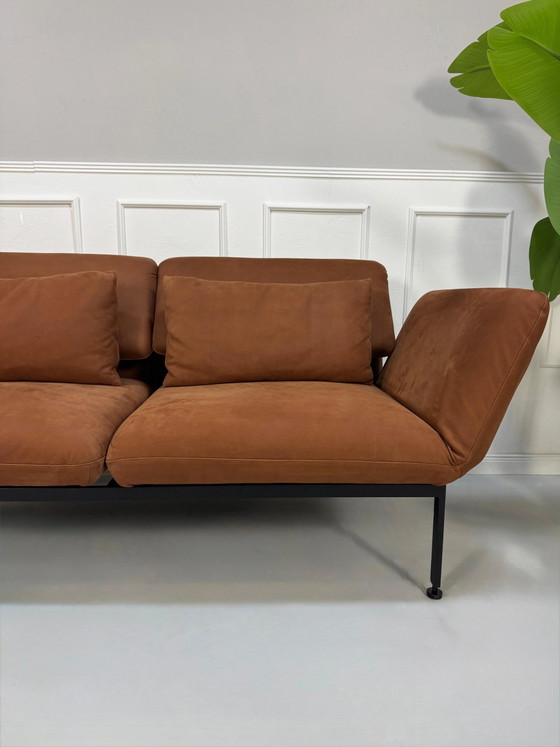 Image 1 of Brühl Roro Canapé Moyen Taron Cuir Braun
