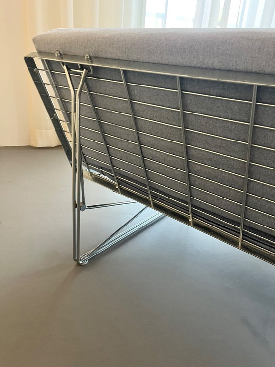 IKEA Moment Bank Door Niels Gammelgaard - Opnieuw Gestoffeerd - 100% Wol Van De Ploeg – Banken, Metal, Wool (photo 7 of 11)