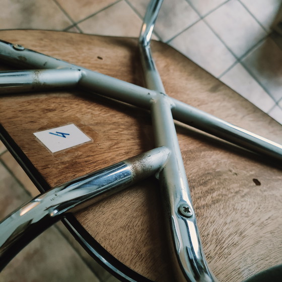 Image 1 of Vintage Nova chair in faux leather - 1970s, orange-brown