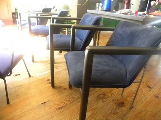 4x chaises de salle à manger Leolux Cachucha