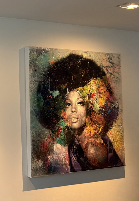 Image 1 of Karin Vermeer Diana Ross Gemischte Medien