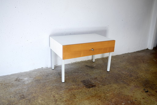1970s Vintage Nightstand Table de nuit Bedside Table Cabinet