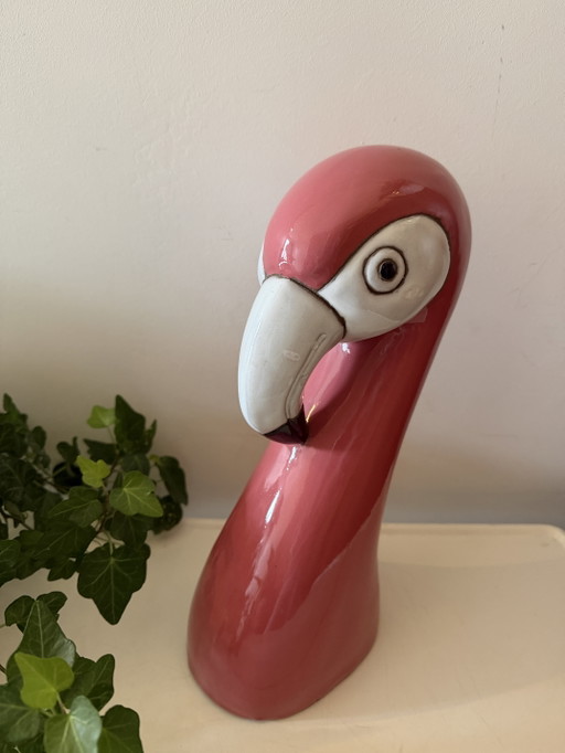 Flamingo-Statue aus den 1980er Jahren