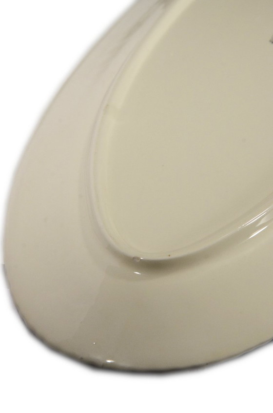 Cream-colored oval Gien earthenware dish, 1970s, Made in France – Tableware, Ceramic (photo 6 of 7)