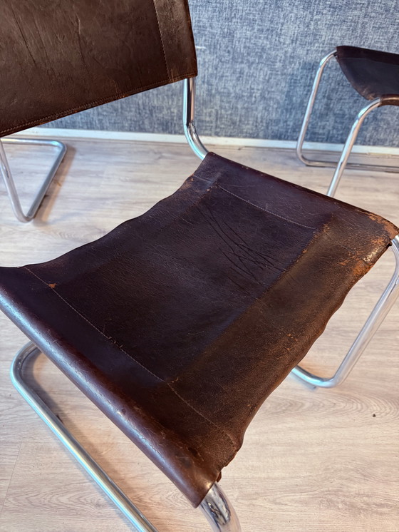 Image 1 of 3 Vintage Mart Stam S 33 Cantilever Chairs for Thonet