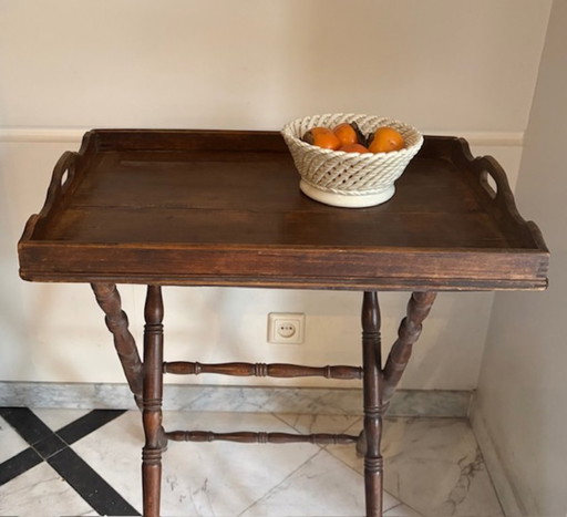 Tray with base, antique