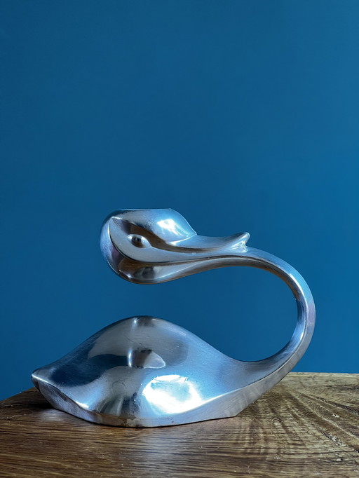 Vintage BMF Swan Kandelaber