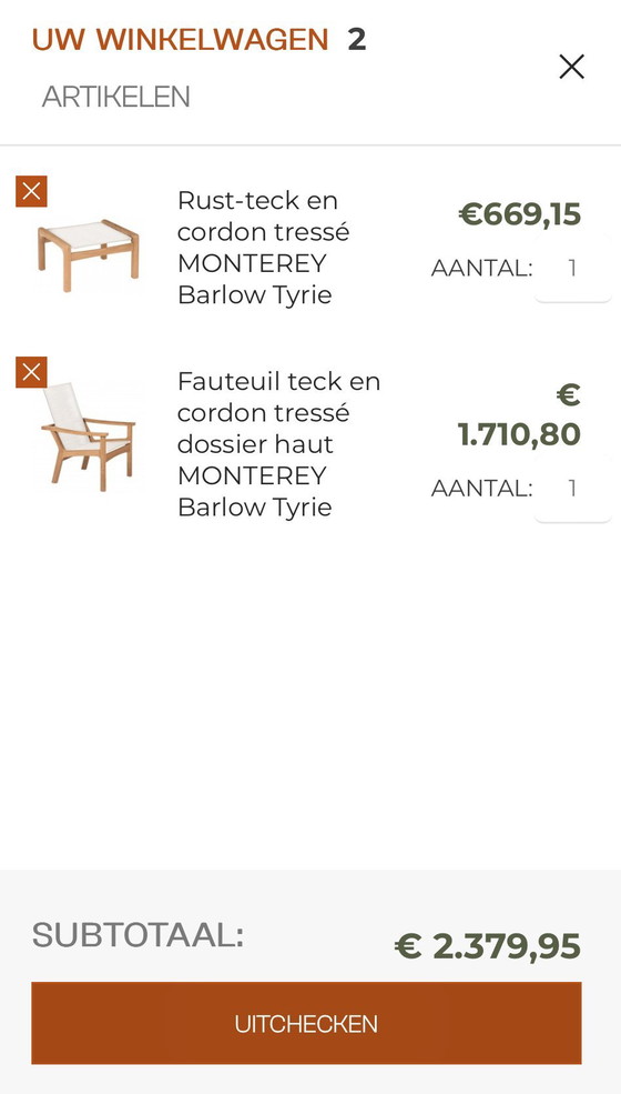 Image 1 of Sillón de relajación Barlow Tyrie