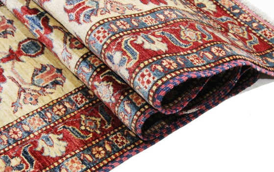 Image 1 of Original Hand-Knotted Kazak Antique Rug 283 x 85 cm