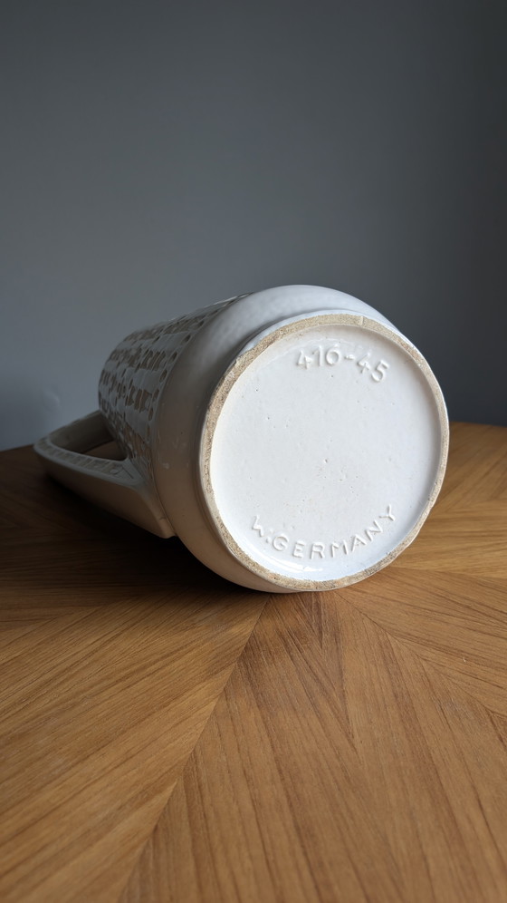 Image 1 of White West Germany floor vase 45 cm in perfect condition