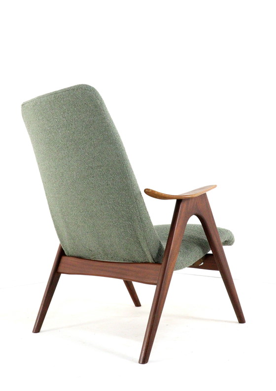 Image 1 of Louis van Teeffelen per Wébé poltrona vintage con rivestimento nuovo