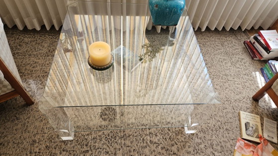 BOR Design 'The Hague' Lucite/Acryl Glazen Salontafel – Glass, Plexiglass (photo 2 of 14)