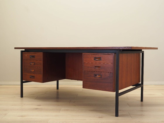 Image 1 of Scrivania in teak, design danese, anni '70, produttore: Danimarca