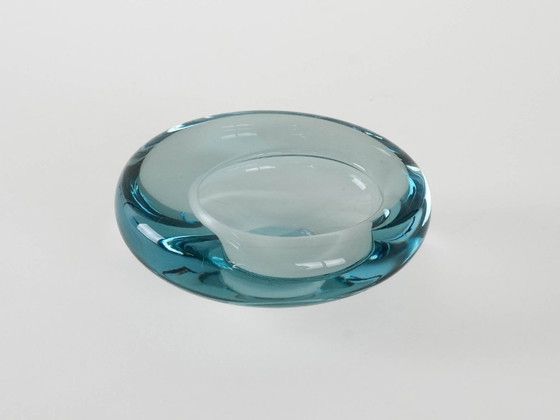 Image 1 of Glazen schaal, Deens ontwerp, jaren 60, fabrikant: Holmegaard, ontwerper: Per Lütken