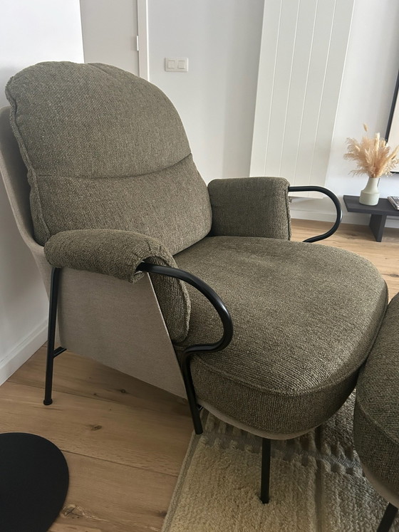 Fogia Lyra lounge chair + ottoman – Armchairs, Cotton, Polyester (photo 10 of 10)