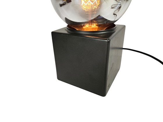 Image 1 of Dutch Design - Space Age - Philips Design Mirror Ball Lamp - Table/Desk Lamp - 70's