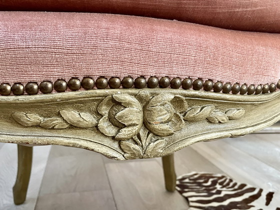 Image 1 of Paar Louis XV cabriolet fauteuils