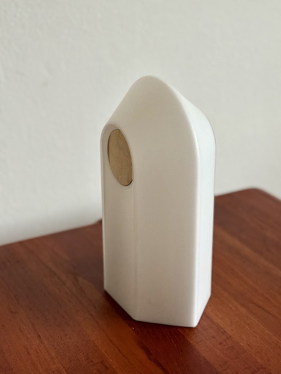 Image 1 of Vintage glazen tafellamp – sculpturaal design jaren 70