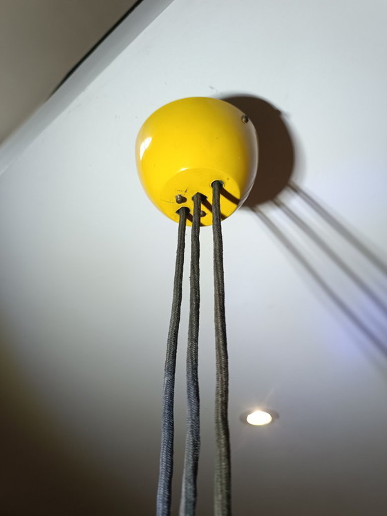 Saliscendi counterweight pendant lamp, Italy, 1960s – Brass, Metal (photo 9 of 16)