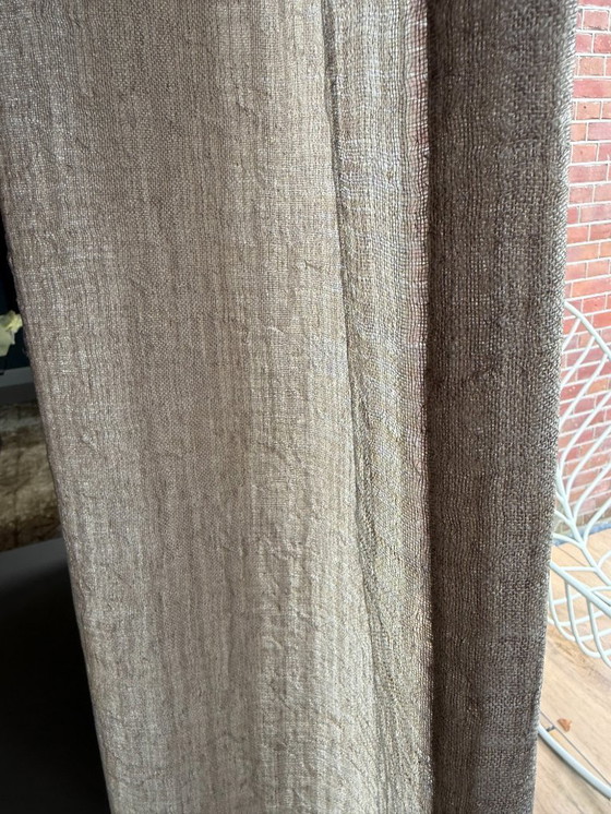 Image 1 of Ecrufarbene „In-Between“-Vorhänge – Zoffany-Stoff – luftig und schick – 3,20 m hoch