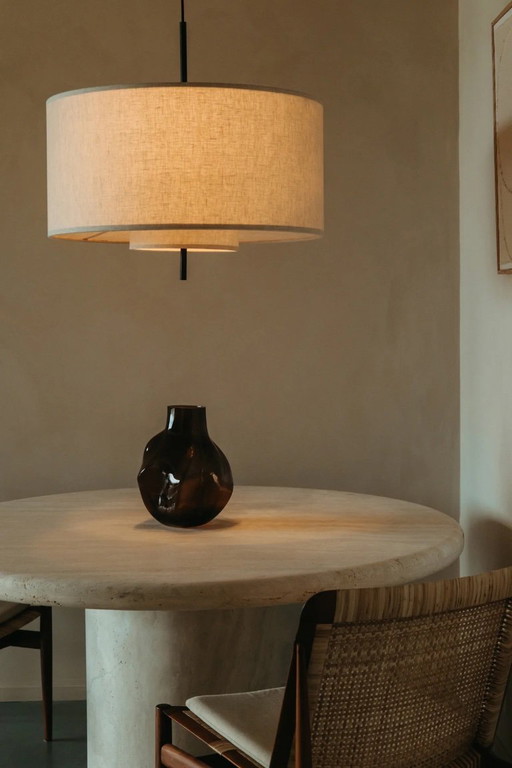 Travertin low-dining tafel