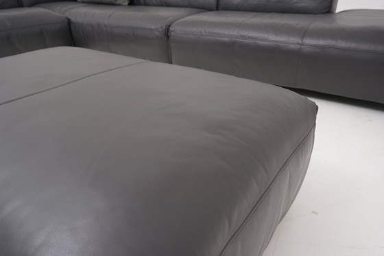 Image 1 of Rolf Benz Mio Pouf Ensemble Canapé Canapé d'angle Canapé d'angle en cuir