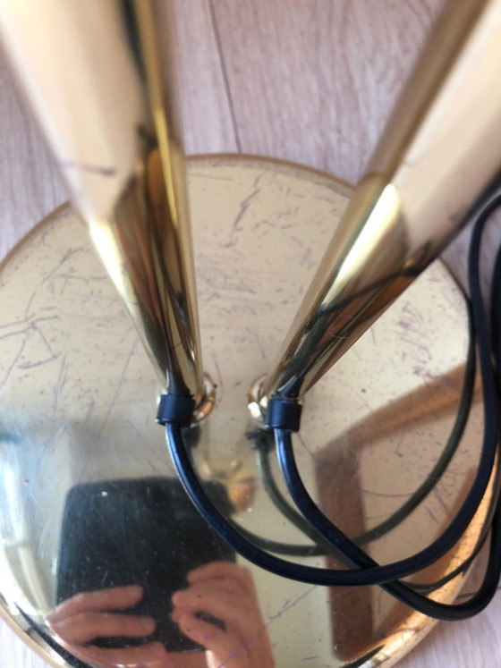 SÖLKEN Lighting 4839/02 – Lampada da terra vintage in ottone con luce da lettura – Lampade da terra, Brass (photo 6 of 6)