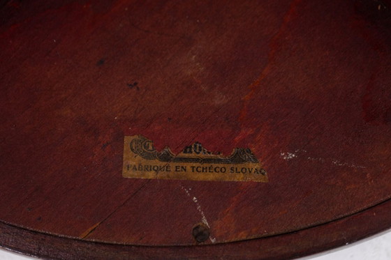 Thonet. Pair of two-tiered pedestal tables in stained beech. 1900s. – Side tables, Other (photo 18 of 18)