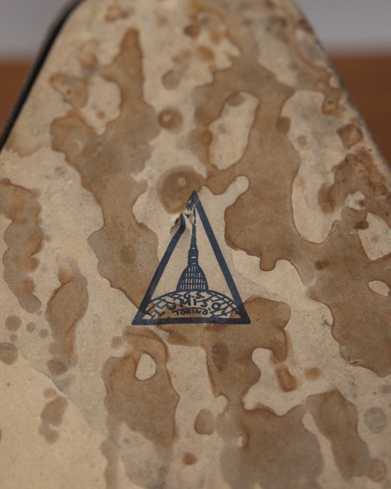 Image 1 of Paire de lampes de table vintage en métal des années 1960, designées par Seminara.