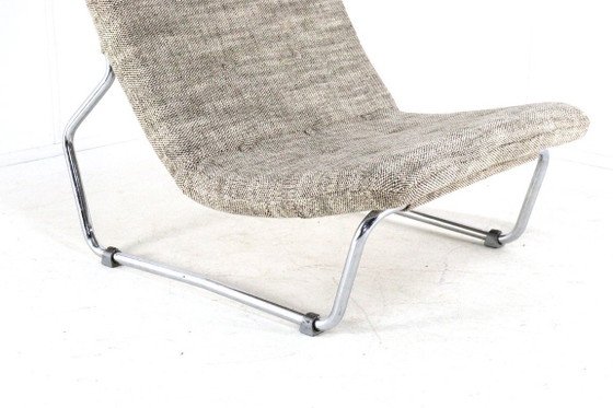 Image 1 of Vintage fauteuil 'Hierden' midcentury nieuwe gestoffeerd