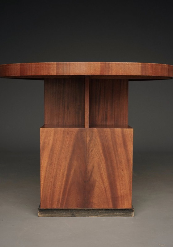 Image 1 of Geometrische salontafel of bijzettafel in art-decostijl, jaren 1930.