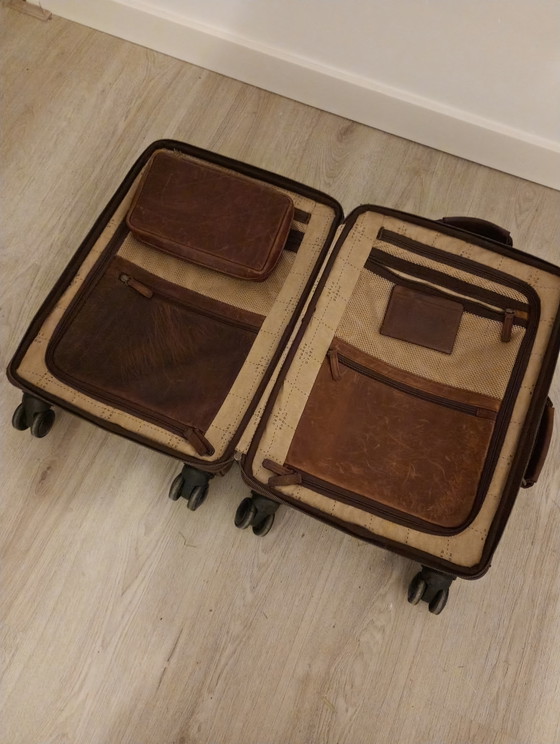 Maleta de Cabina Parker de Cuero Moore & Giles – Bolsos de viaje, Leather, Metal (photo 3 of 7)