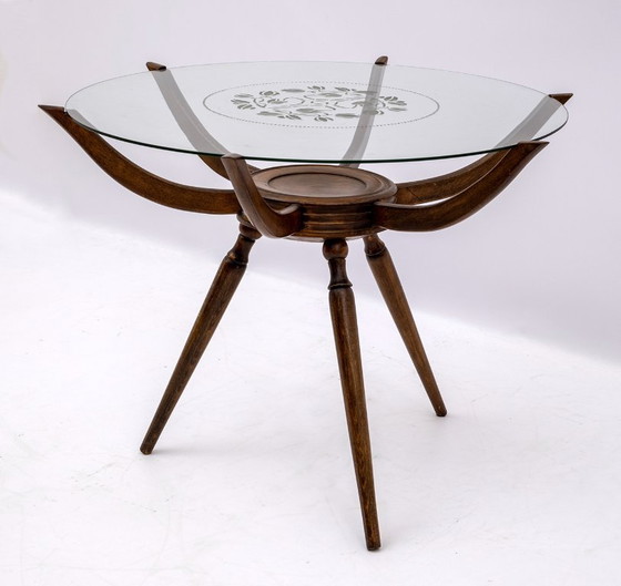 Image 1 of Carlo De Carli Mid-Century Modern Italian "Spider" Coffee Table, 1950