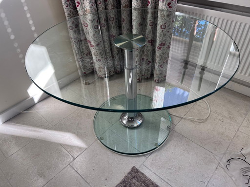 Vintage Glass Table/Side table