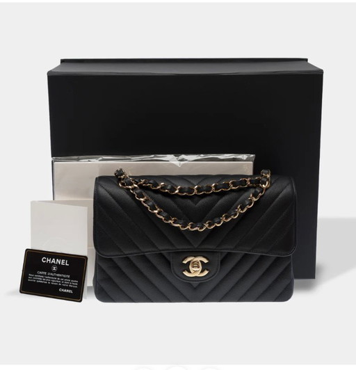 Sac CHANEL Timeless/Classique en Cuir Noir - 103492