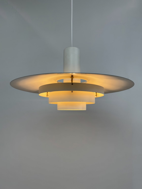 Image 1 of Lampe à Suspension XXL Karlebo par Skaarup & Jespersen pour Fog & Mørup, Danemark, 1970s