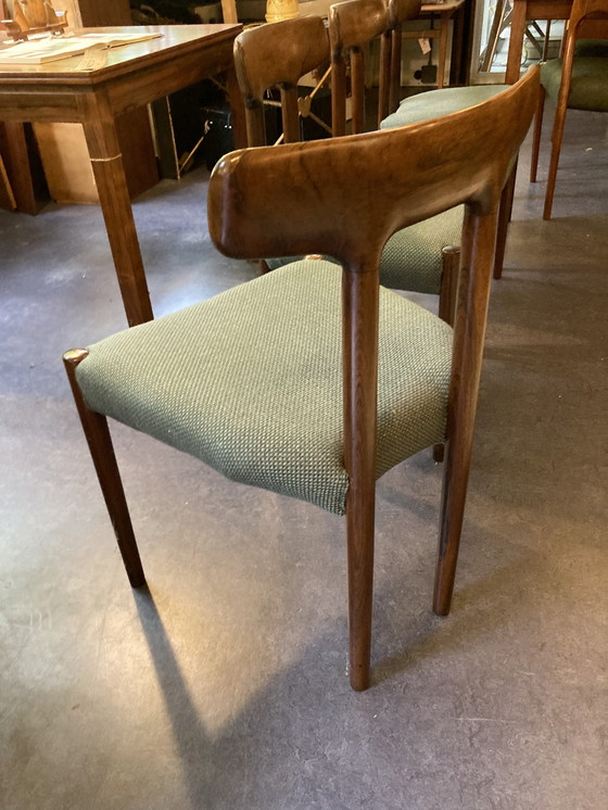 Image 1 of 4 sedie da pranzo vintage uniche di Fristho