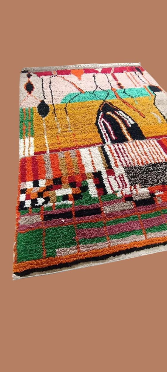 Image 1 of Berber carpet rug new wool moroccan Carpet - 298 x 192 cm 300 x 200 m Type B10.2