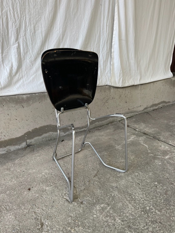 Aluflex design/vintage chairs by Armin Wirth – Folding chairs, Wood, Aluminium (photo 4 of 6)