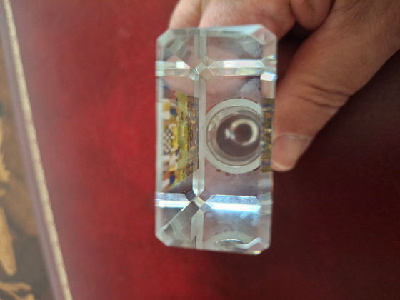 Image 1 of Tapón de botella de vino de vidrio soplado colección Goebel Artis Orbis Gustav Klimt