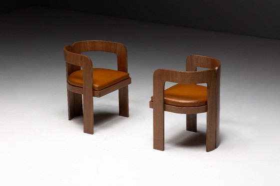 Image 1 of Esszimmerstühle von Marzio Cecchi, Italien, 1970er Jahre