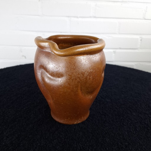 Vintage Art deco Fons Decker Fonzie vase Gouda Holland