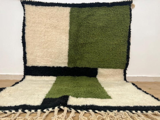 Tapis Berbère Beni Ouarain Authentique Traditionnel Artisanale 2/3 M – Alessi, Wool (photo 7 of 10)