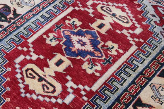 Image 1 of Originele handgeknoopte oude Kaukasische Azerbeidzjaanse kelim - 174 cm - 162 cm - Zeer Fijn