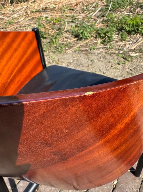 Image 1 of Chaise Philippe Starck Costes – Driade – modèle original à 3 pieds en acajou