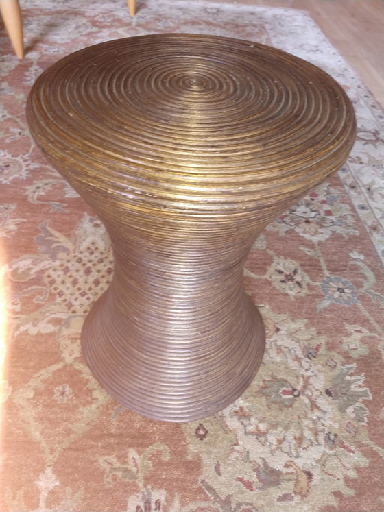 Boho Rattan Sanduhr Beistelltisch – Beistelltische (photo 4 of 10)
