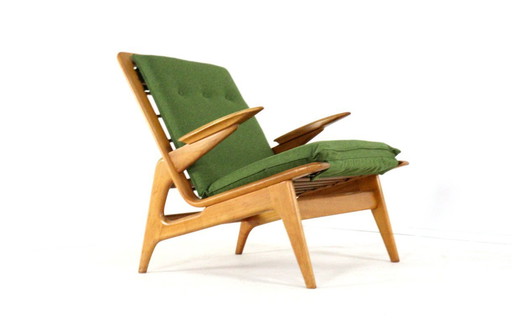 Fauteuil vintage de style Rob Parry, récemment retapissé