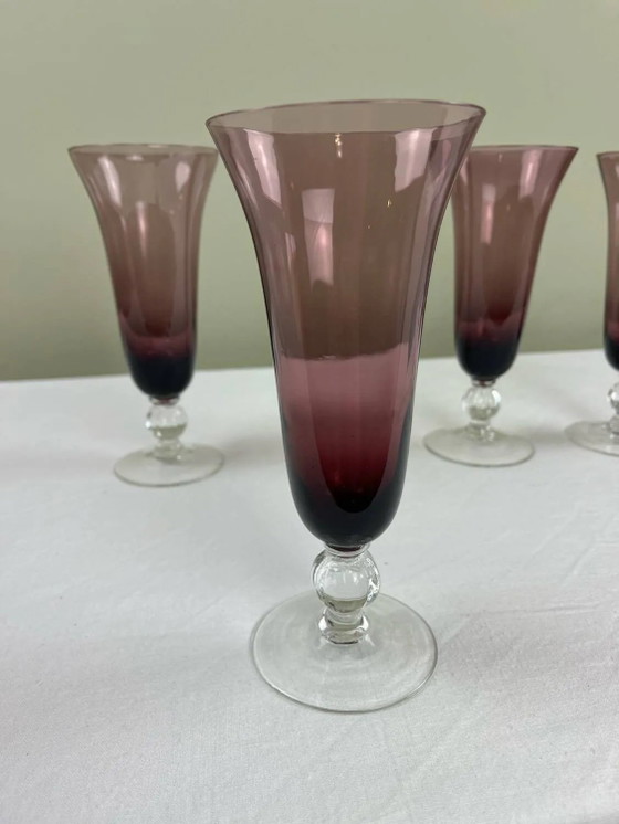 4 vasos morados – Vasos y jarras, Vintage (photo 2 of 9)