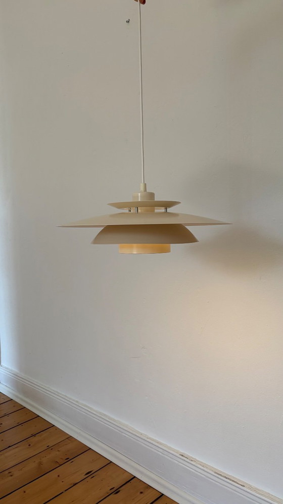 Vintage hanglamp – Scandinavisch design uit het midden van de vorige eeuw – jaren 60/70 – Hanglampen, Metal (photo 4 of 13)